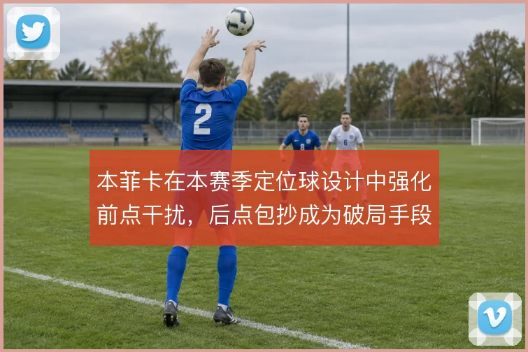 本菲卡在本赛季定位球设计中强化前点干扰,后点包抄成为破局手段